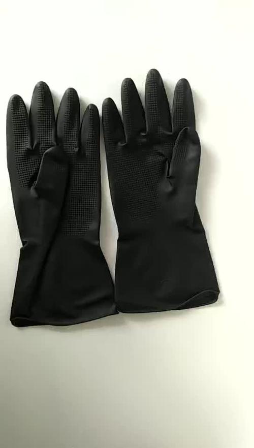 中国工厂生产厂家的工作乳胶橡胶手套安全手套工业乳胶手套创新产品
